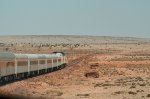 Grand Canyon Railway traveling to the Canyon